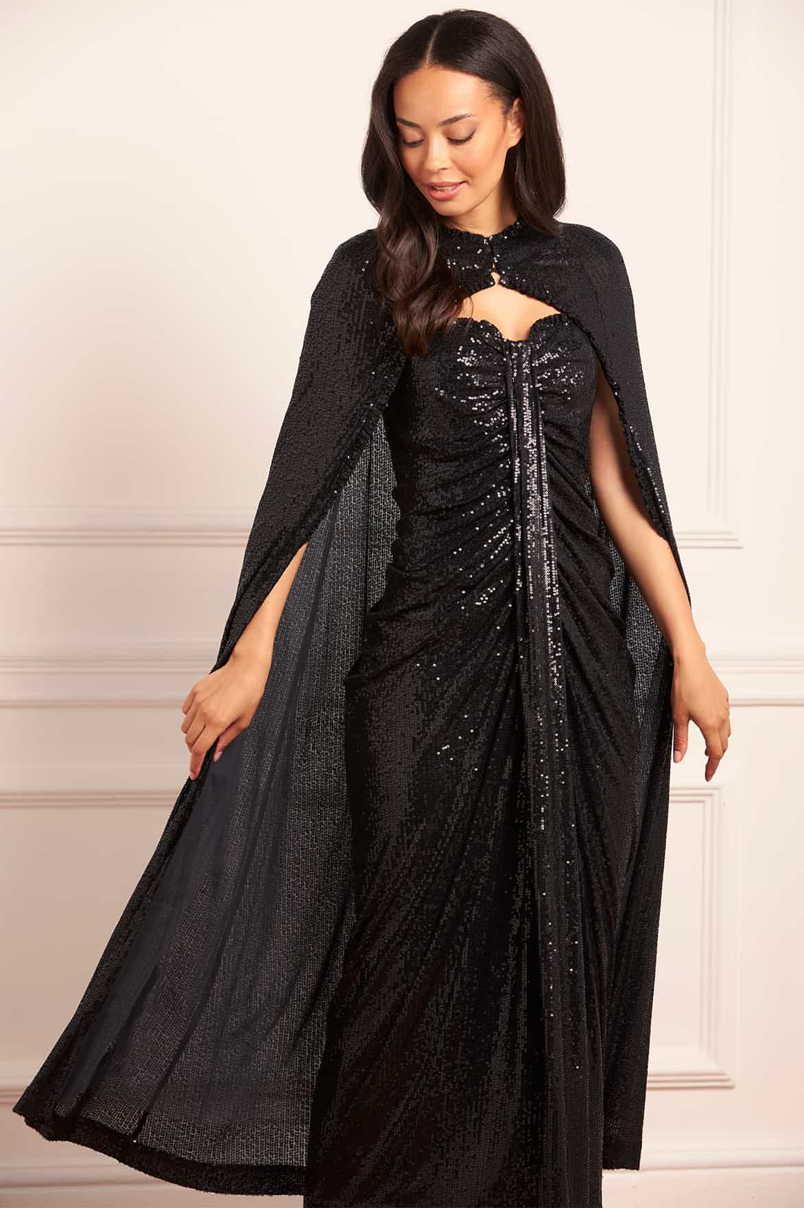 Amora Long Cape