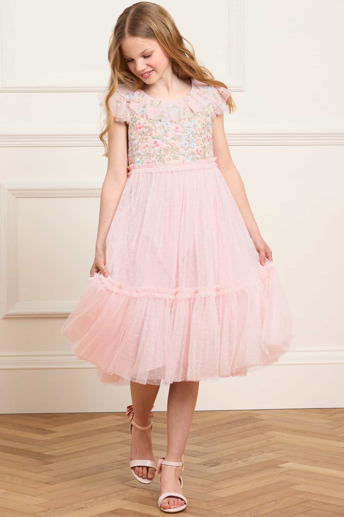 Antoinettes Floral Bodice Kids Dress - Image 2