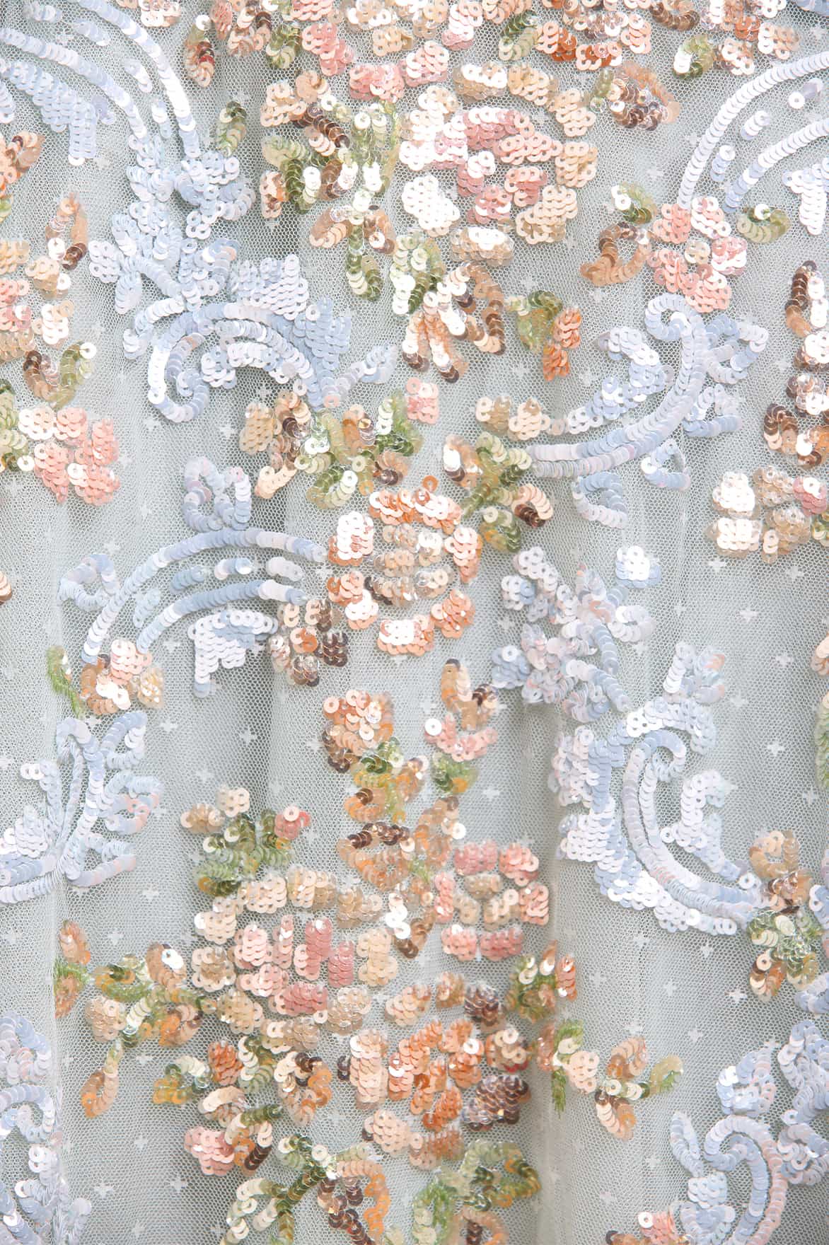 Baroque Floral One-Shoulder Midaxi Dress - Image 5