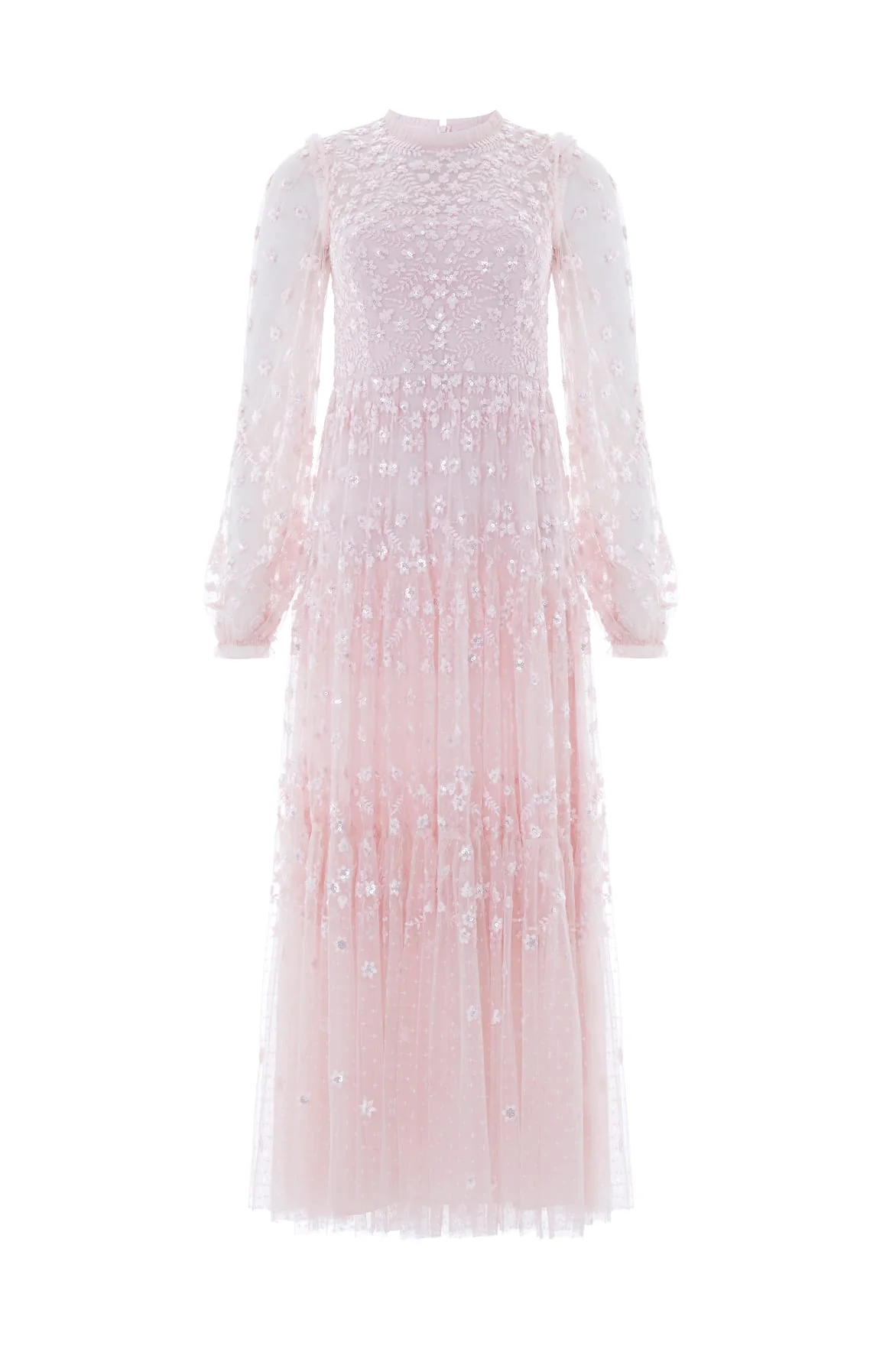 Clover Long Sleeve Ankle Gown - Image 2