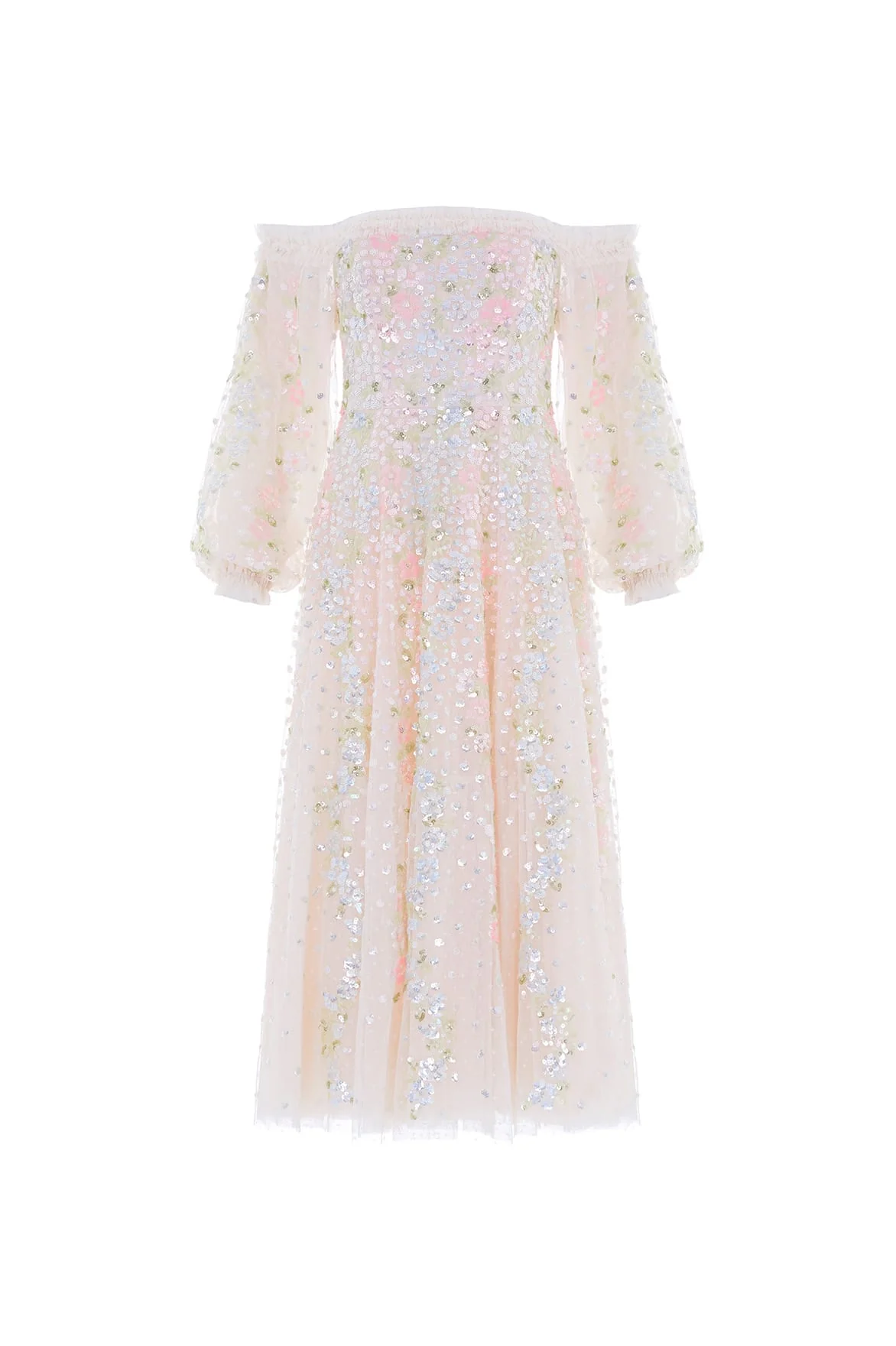 Confetti Gloss Off-Shoulder Ballerina Dress - Image 2