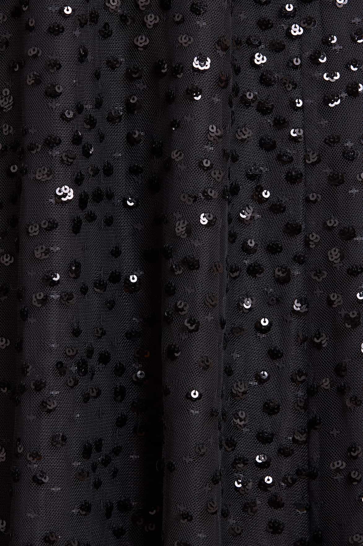 Dappled Sequin Long Sleeve Ankle Gown - Image 5