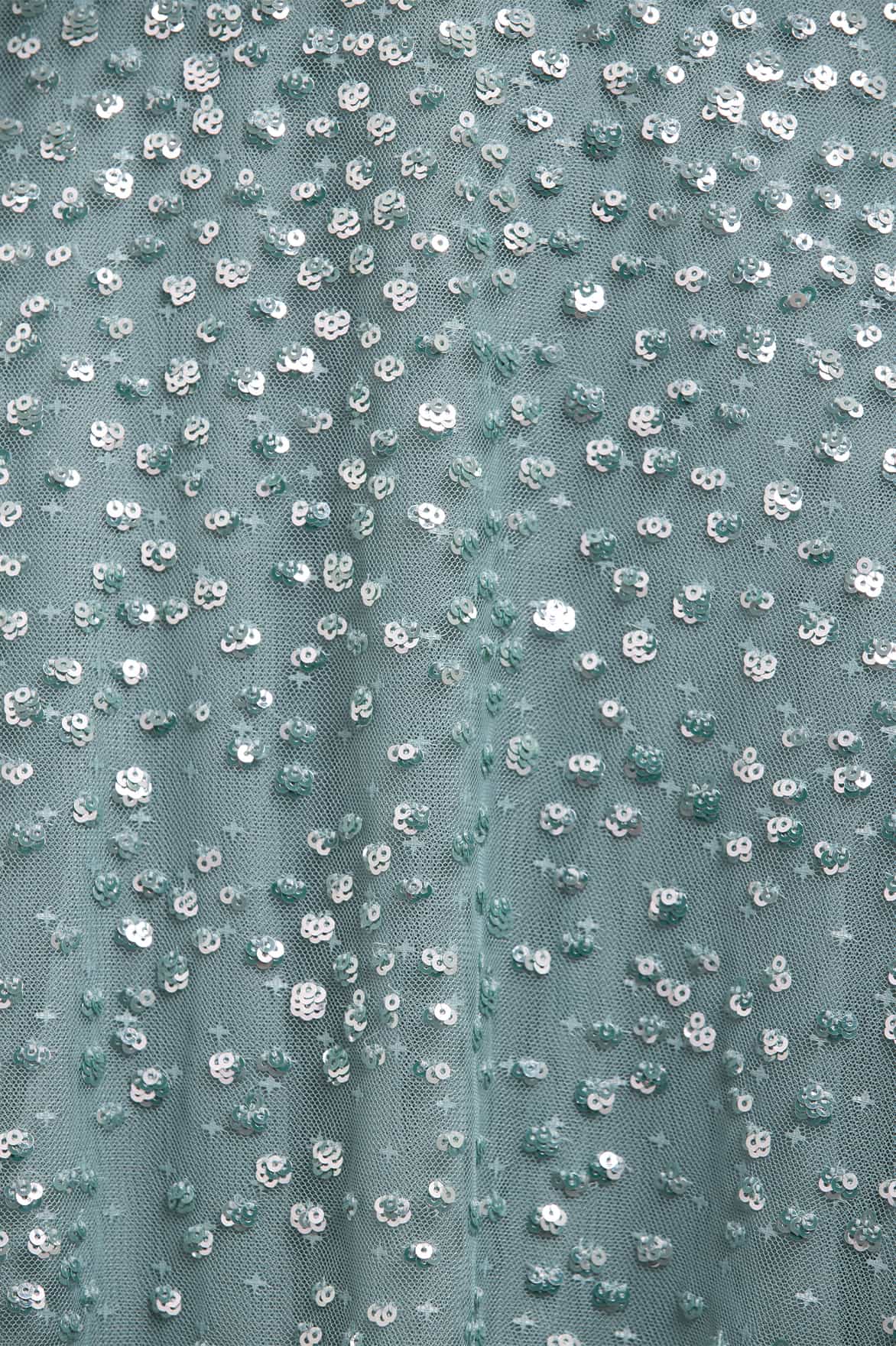 Dappled Sequin One-Shoulder Ballerina Dress - Image 5