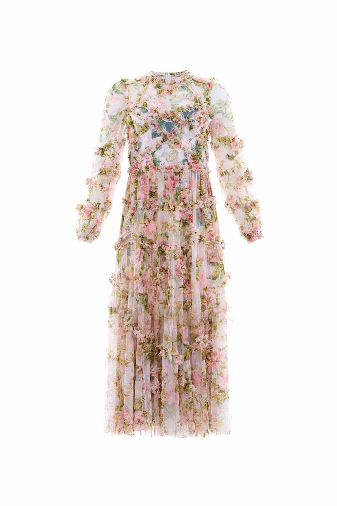 English Rose Diamond Ruffle Ballerina Dress - Image 2