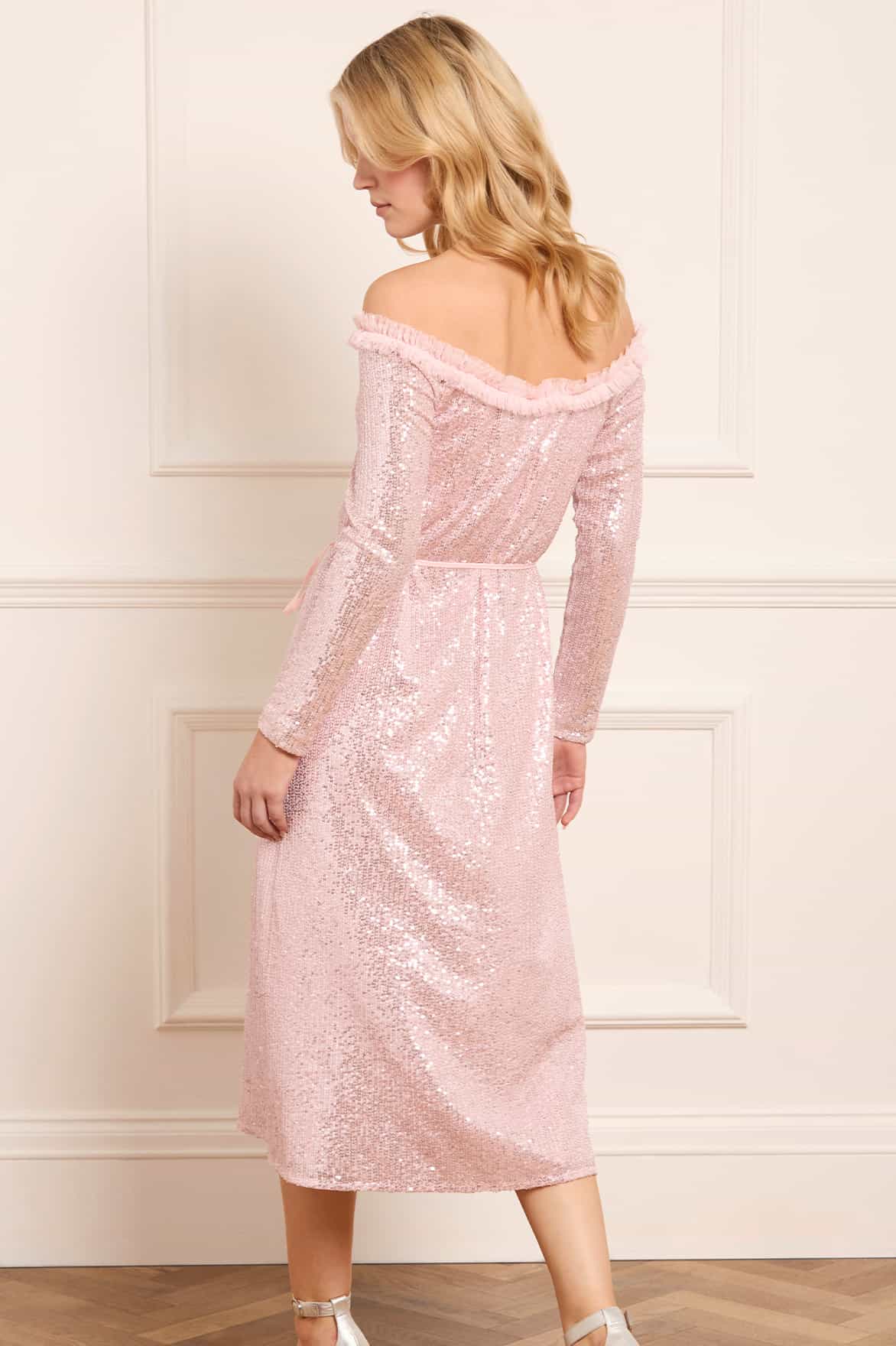 Esme Off-Shoulder Ballerina Dress - Image 6