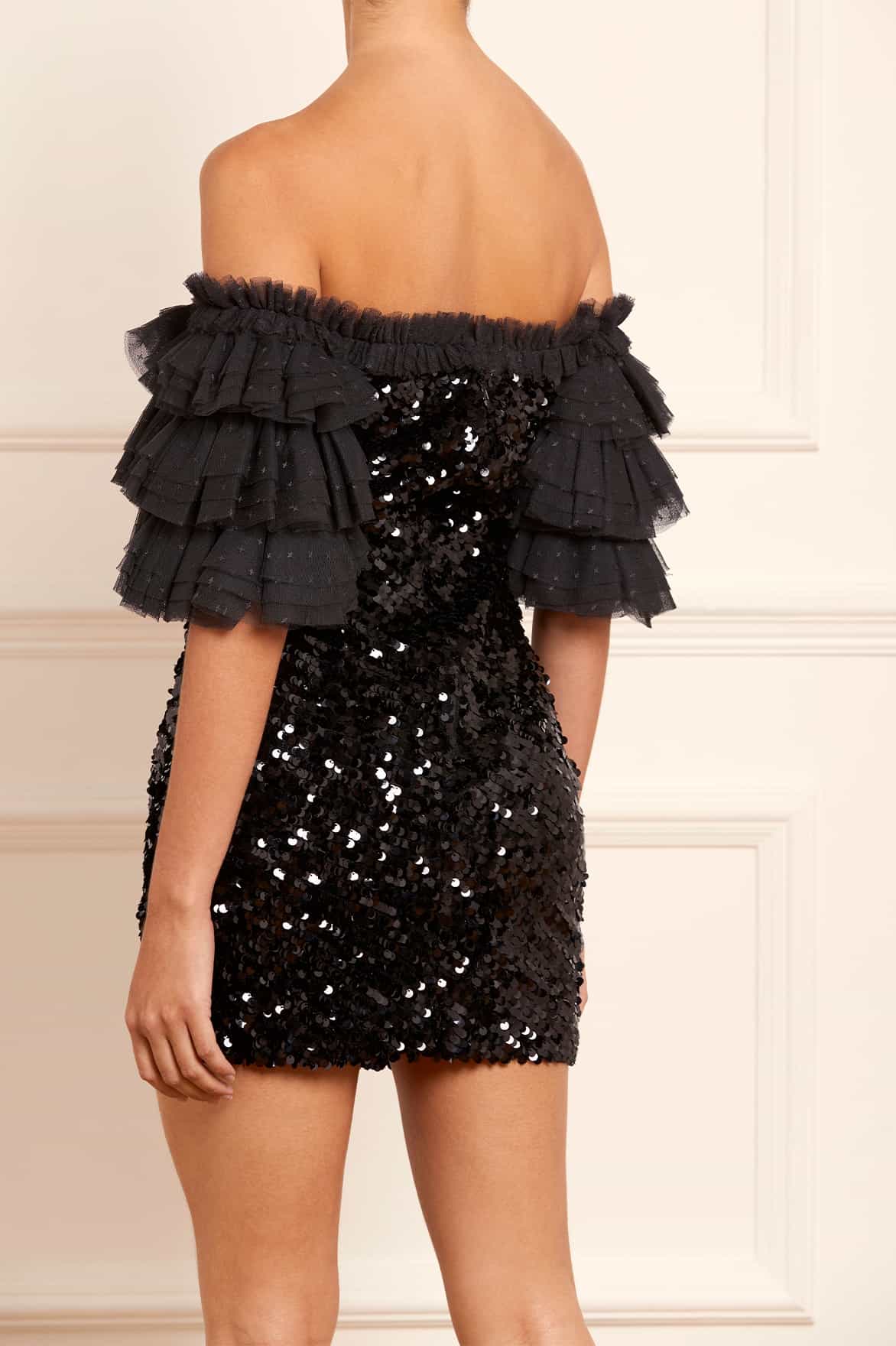 Essie Off-Shoulder Micro Mini Dress - Image 5