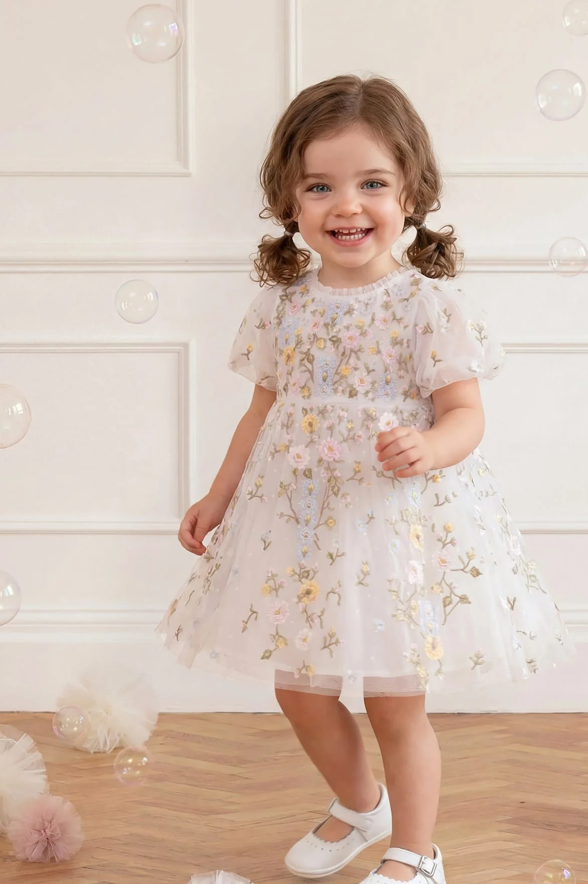 Garden Rose Baby Dress - Image 3