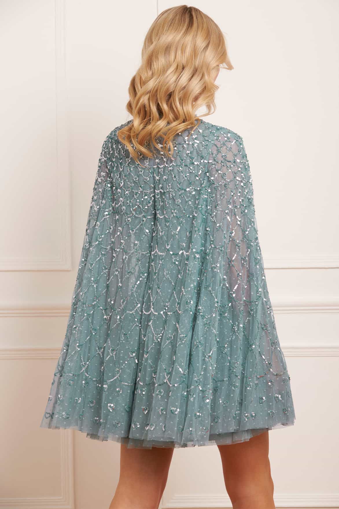 Heart Lattice Micro Mini Dress - Image 5