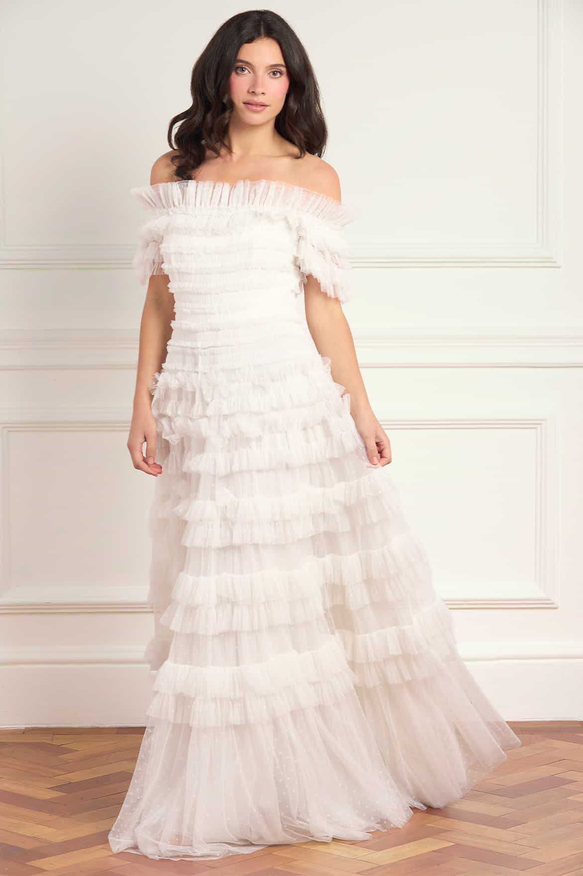 Lisette Ruffle Off-Shoulder Gown - Image 2