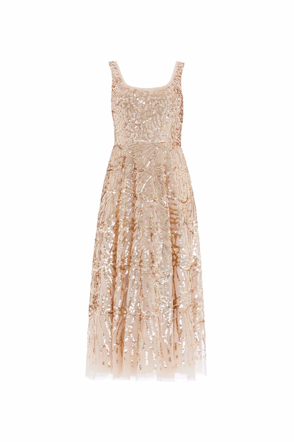 Marquet Scoop Neck Ballerina Dress - Image 3