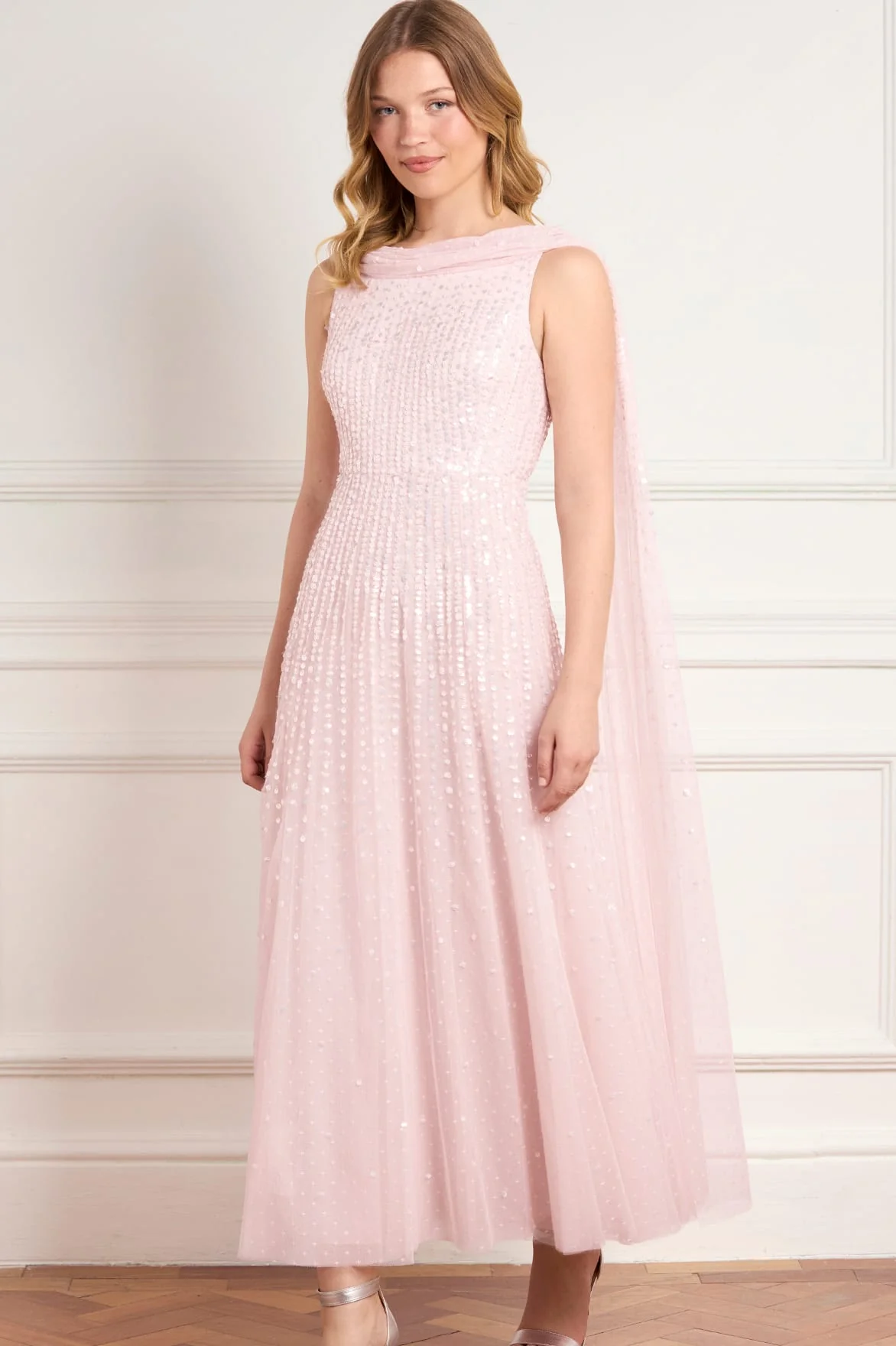 Moonlight Sequin Ankle Gown - Image 3