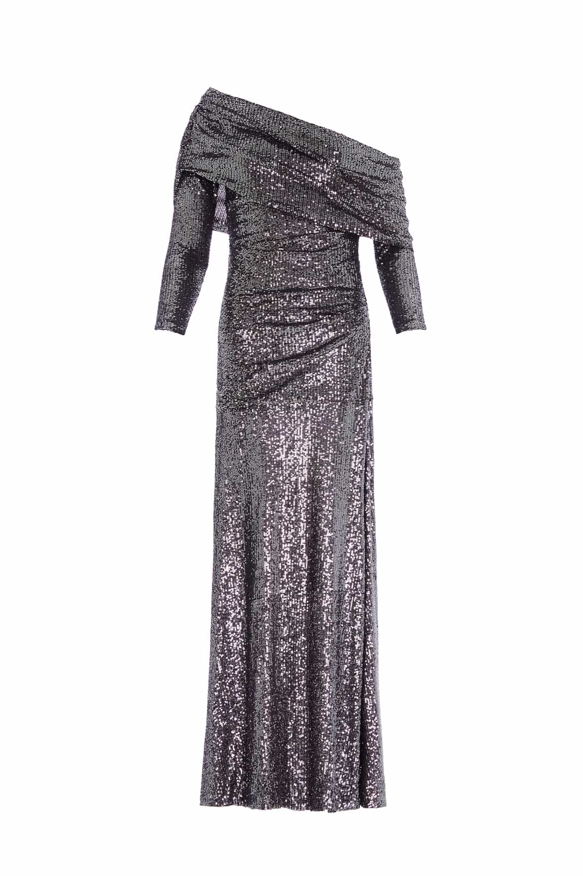 Nova One-Shoulder Ankle Gown - Image 3