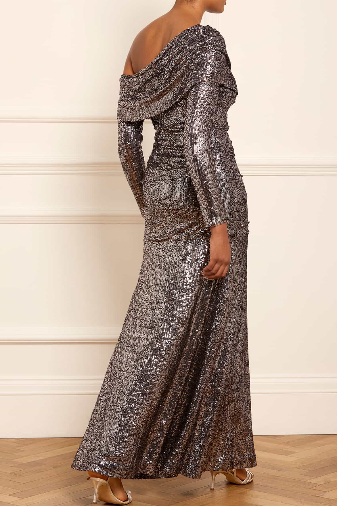 Nova One-Shoulder Ankle Gown - Image 7