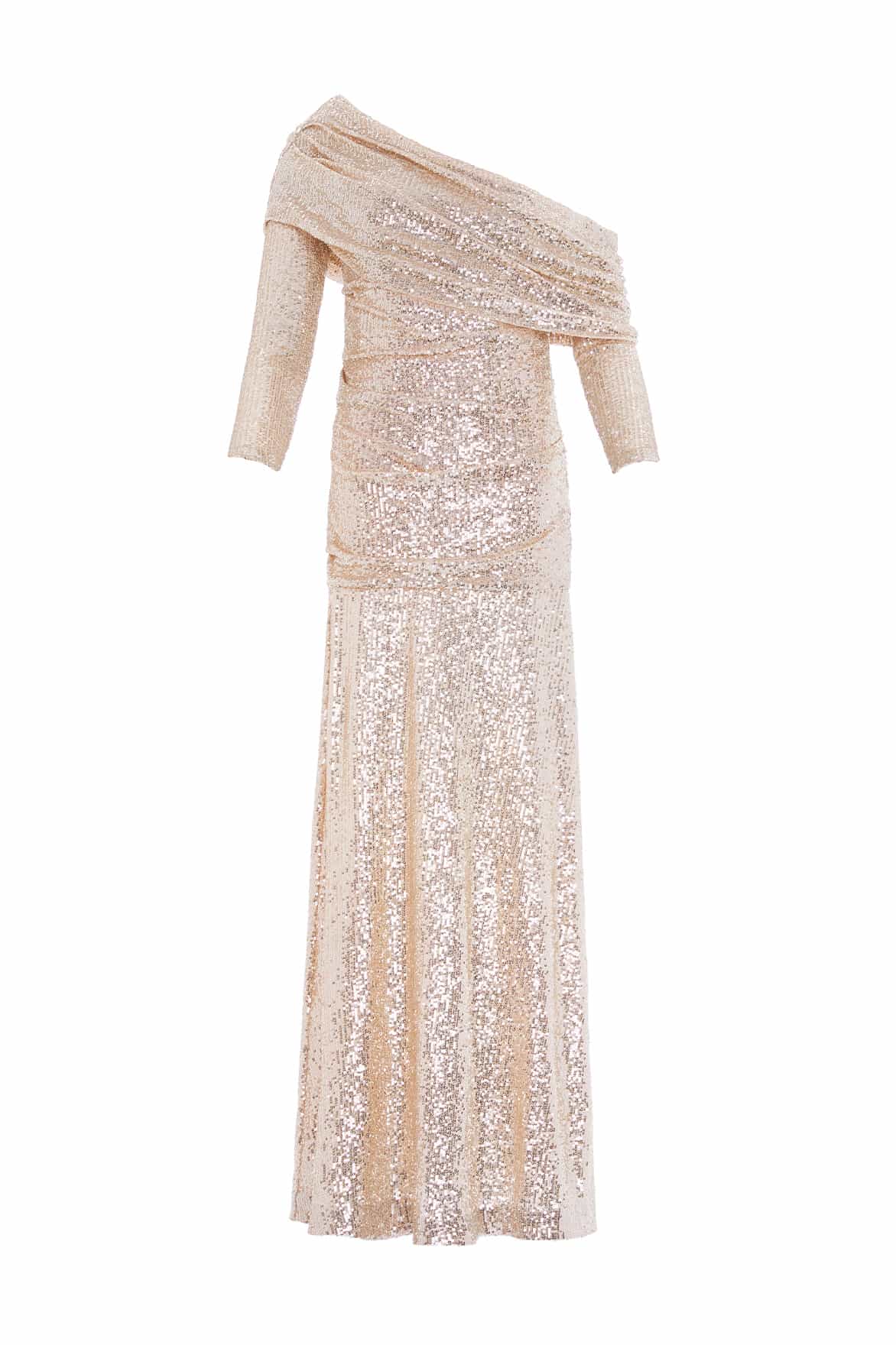 Nova One-Shoulder Ankle Gown - Image 3