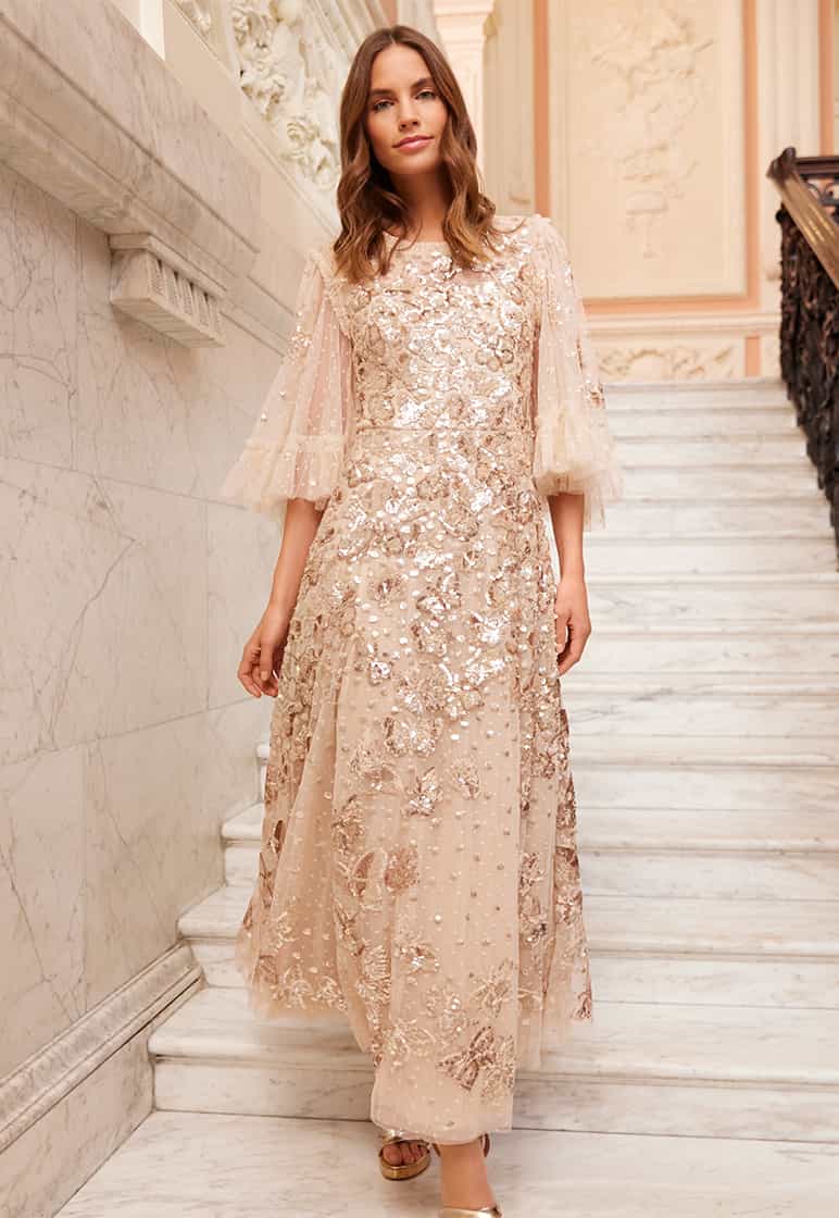 Papillon Ankle Gown