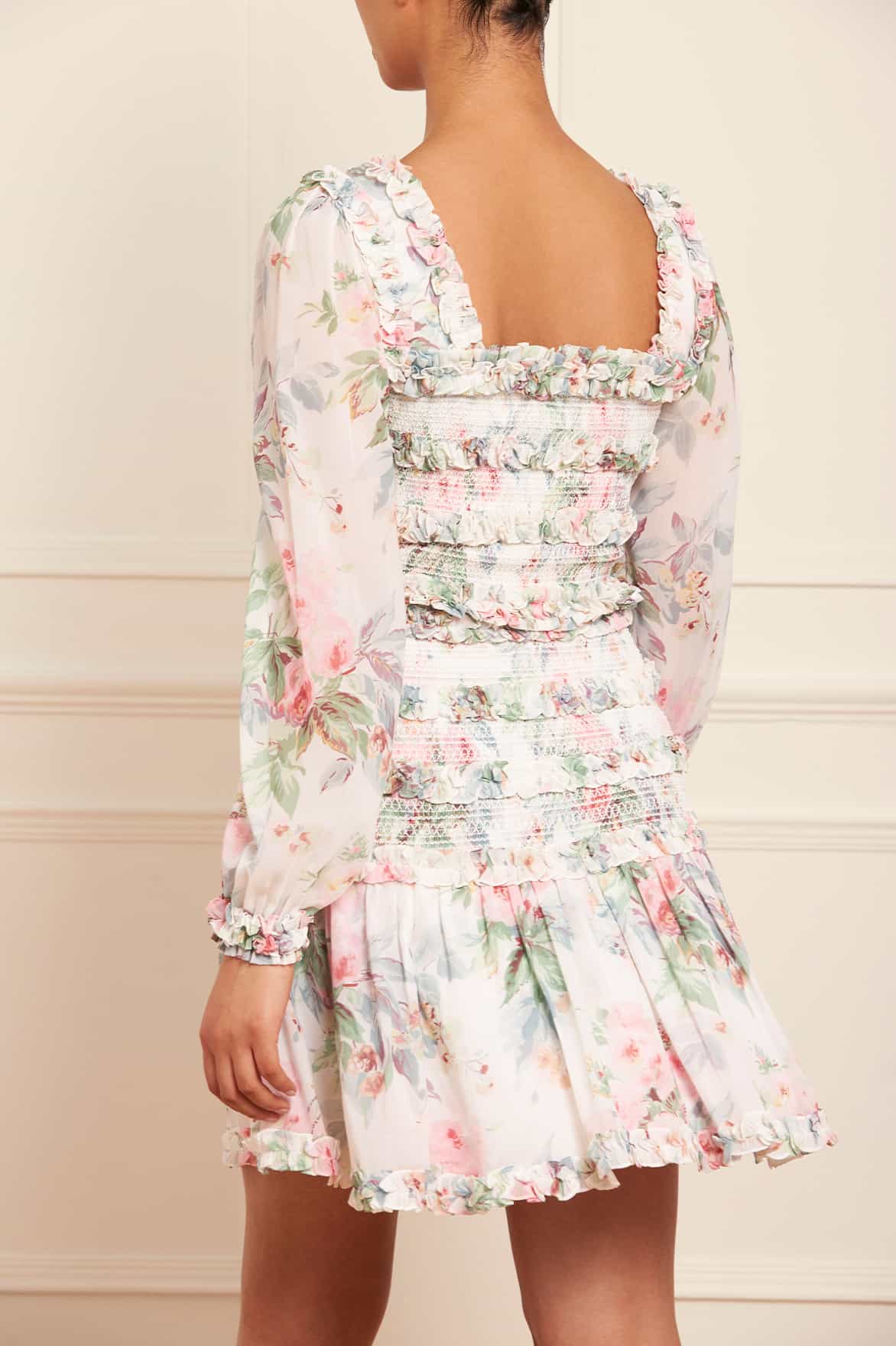 Paradise Garden Maria Chiffon Micro Mini Skirt - Image 6