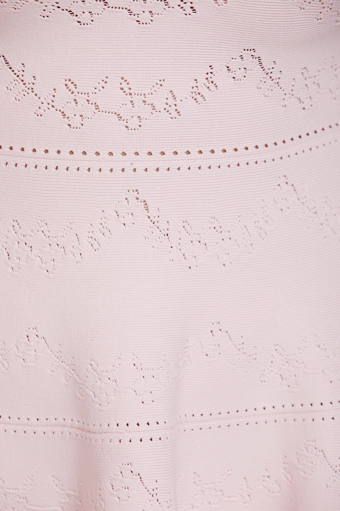 Pretty Pointelle Knit Scoop Neck Mini Dress - Image 6
