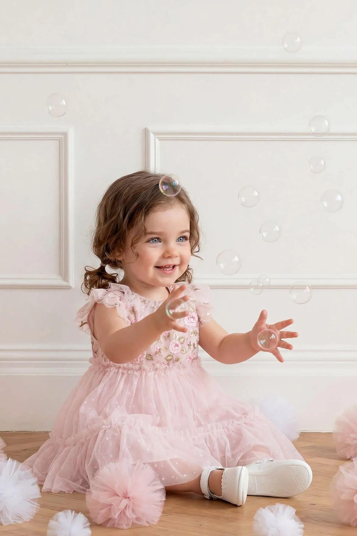 Rose Bloom Bodice Baby Dress - Image 3