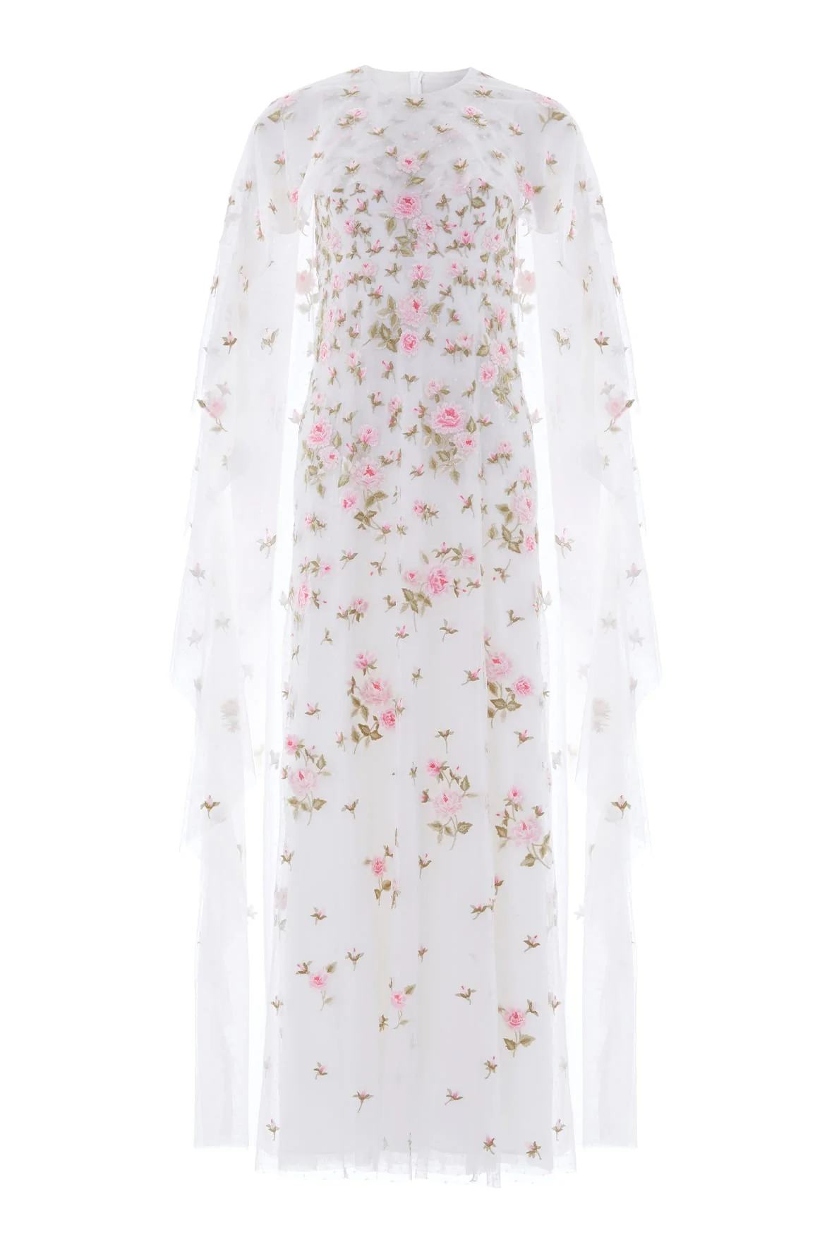 Rose Bloom Cape Gown - Image 2