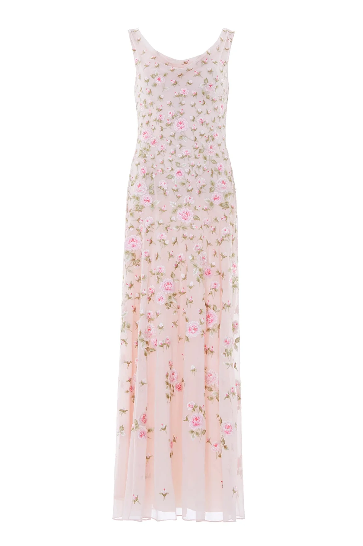 Rose Bloom Georgette Gown - Image 2