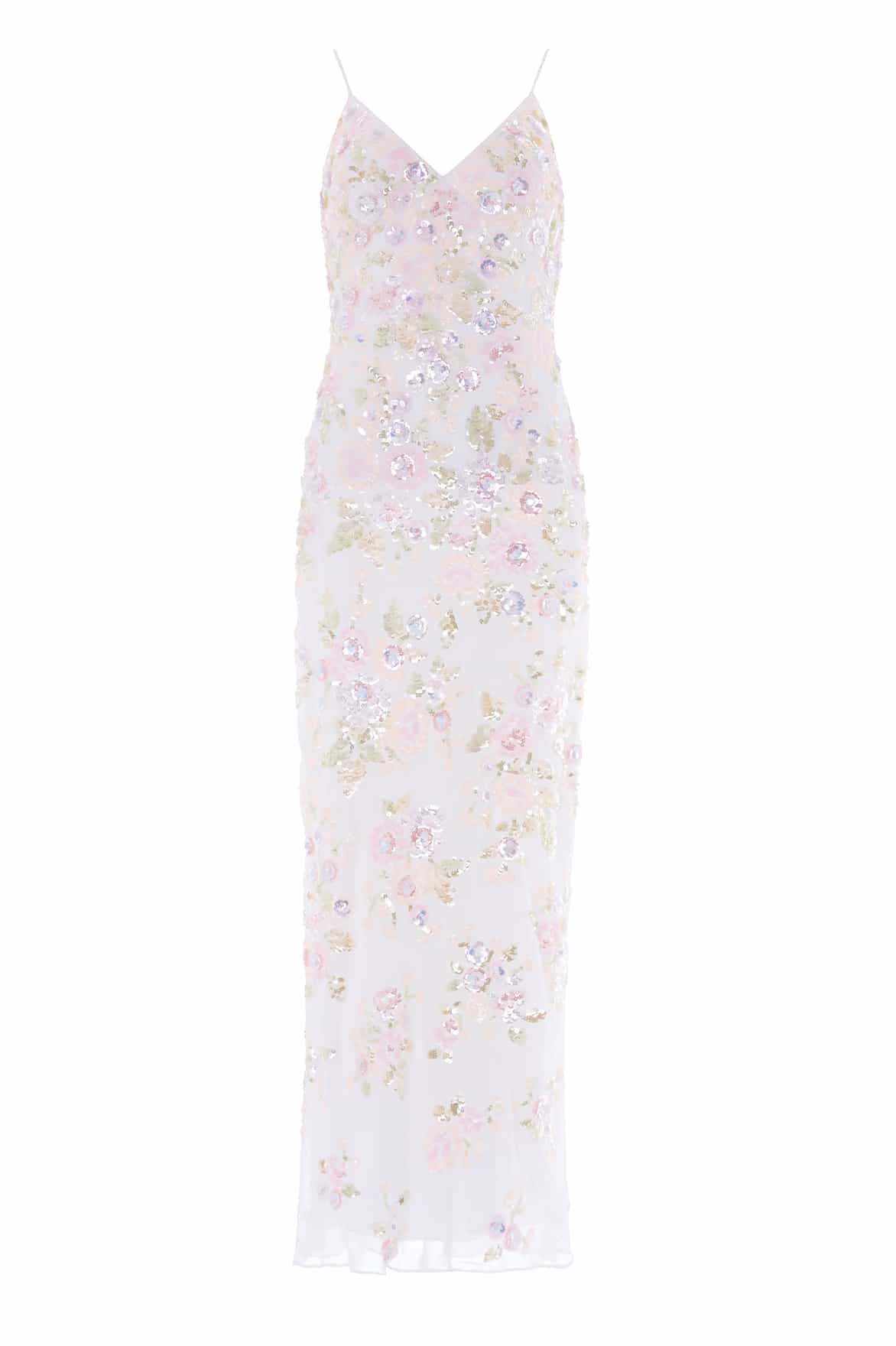 Sequin Paradise Georgette Cami Gown - Image 3