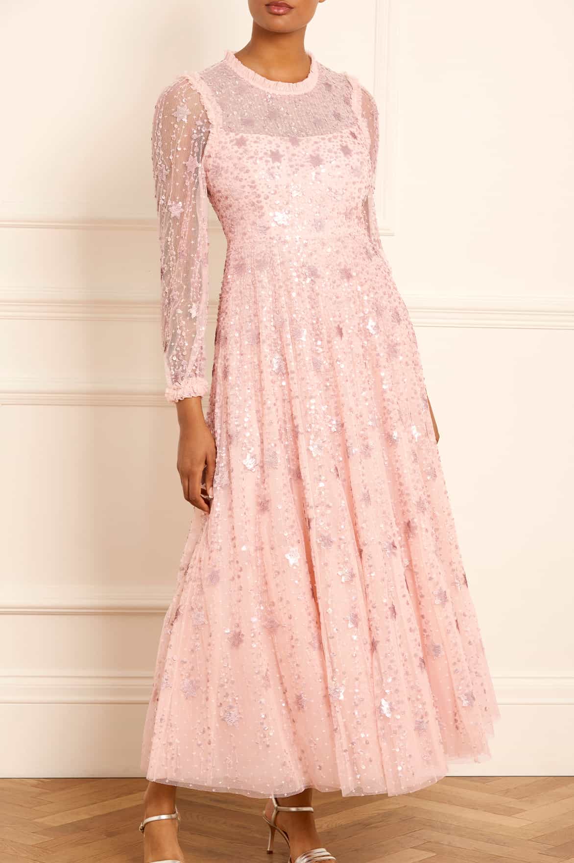 Shooting Stars Long Sleeve Ankle Gown - Image 3