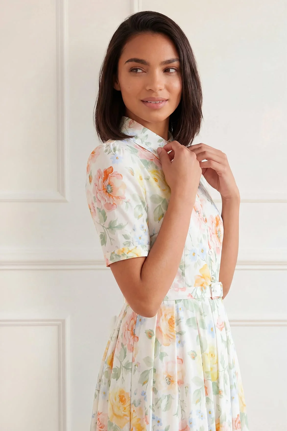 Sienna Rose Cotton Short Sleeve Ballerina Dress - Image 3