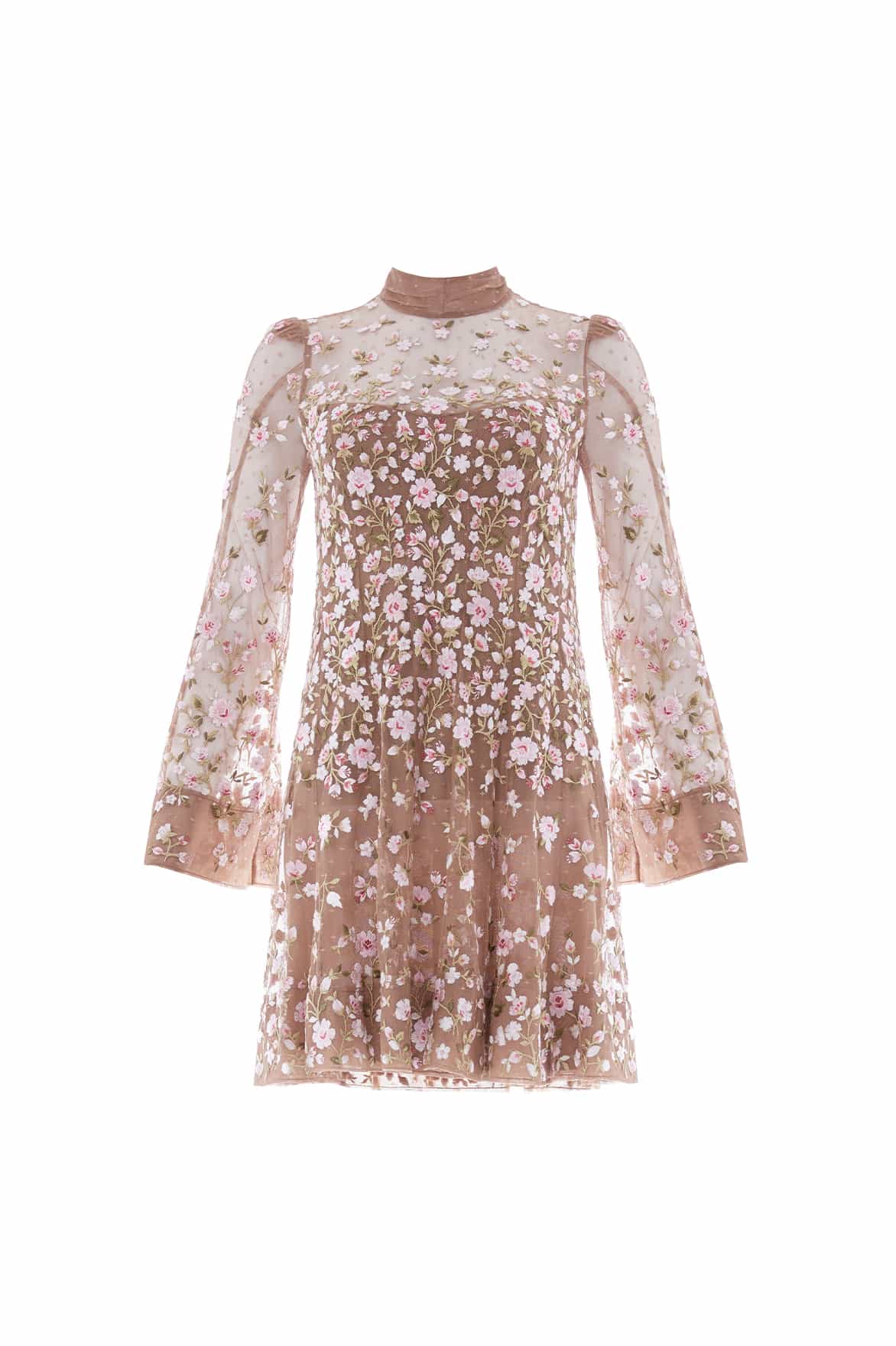 Sylvia Rose Long Sleeve Micro Mini Dress - Image 2
