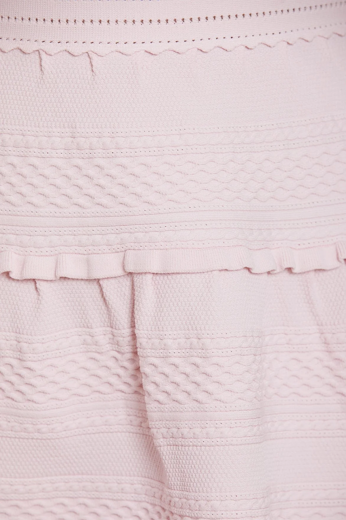 Textured Knit Sleeveless Mini Dress - Image 6