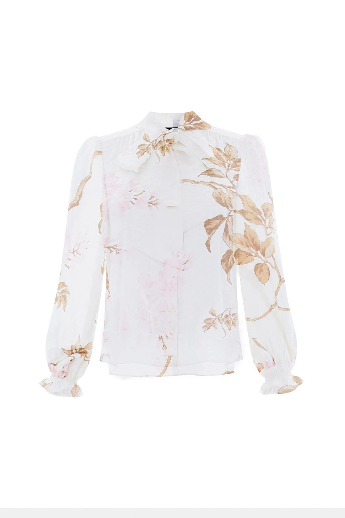 Wisteria Pussy Bow Blouse - Image 2